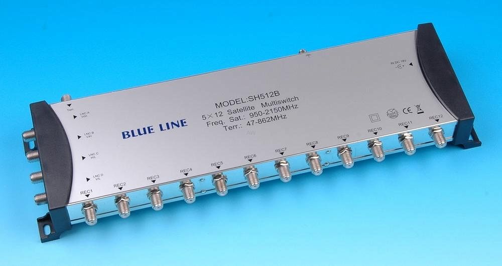 Multiswitch 5/12 MS BL512B Blue Line