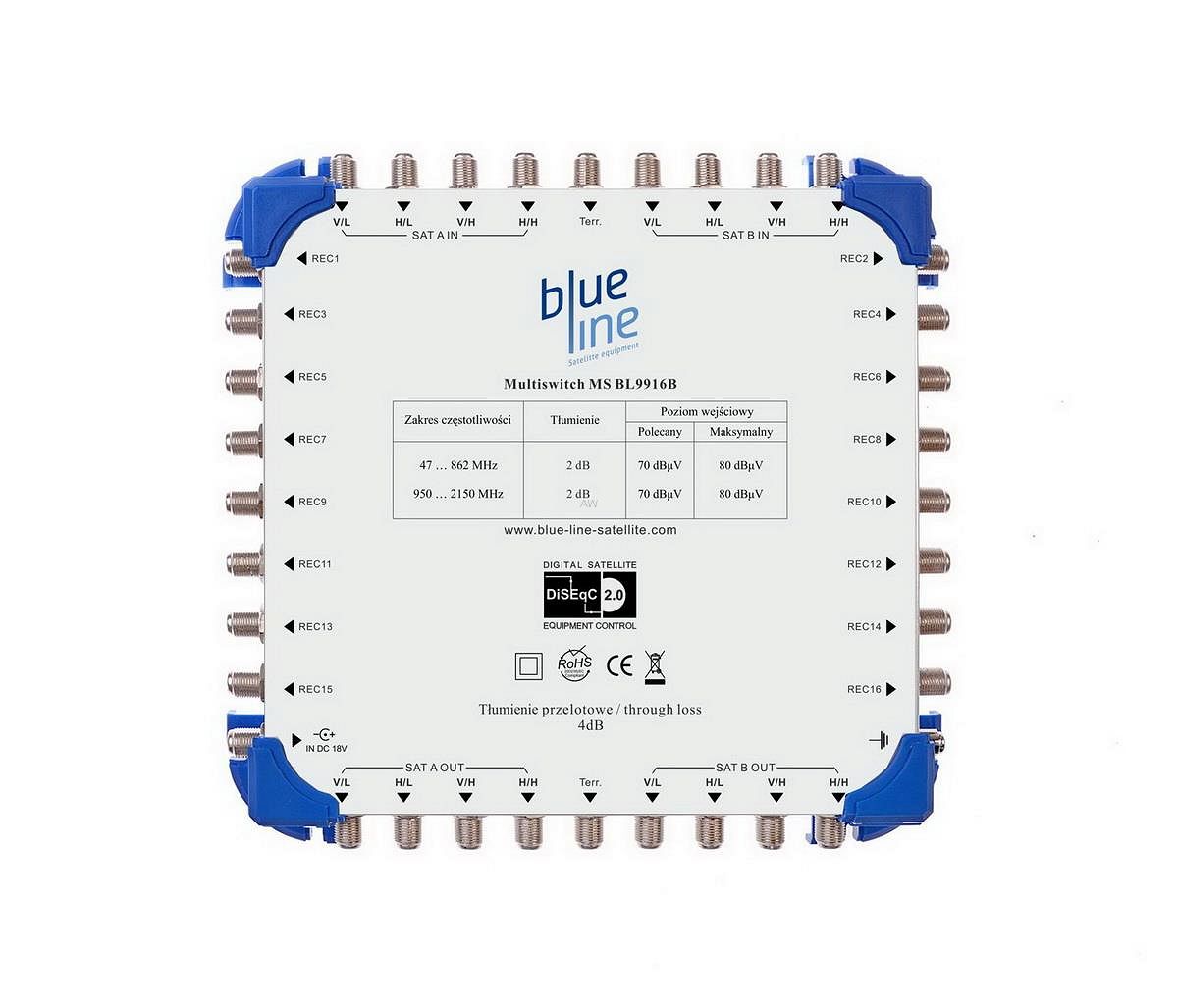 Multiswitch 9/9/16 MS BL9916B Blue Line