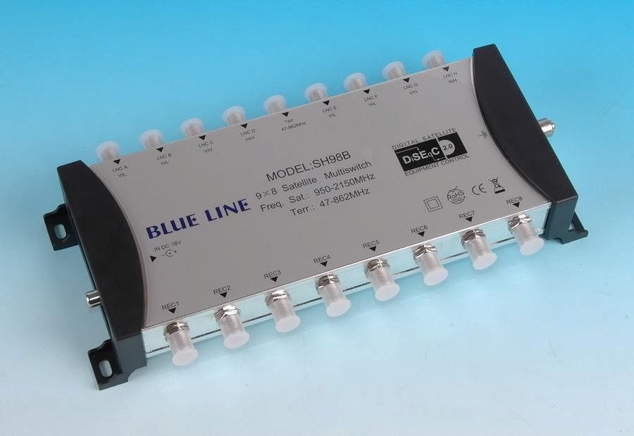 Multiswitch 9/8 MS BL98B Blue Line