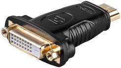 Adapter wtyk HDMI / gniazdo DVI-D 24+1 Goobay