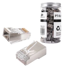 Wtyk RJ45 przelotowy kat.6 FTP PT-RJ456FT-1 100szt