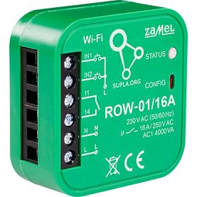 INTELIGENTNY PRZEŁĄCZNIK ROW-01/16A Wi-Fi 230 V AC ZAMEL