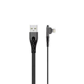 Kabel USB-A/Lightning LDNIO kątowy 90st 2m LS582L