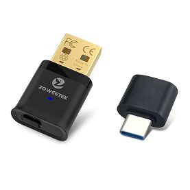 B0310 Nadajnik Audio Bluetooth Usb-C 5.0 aptX 20m