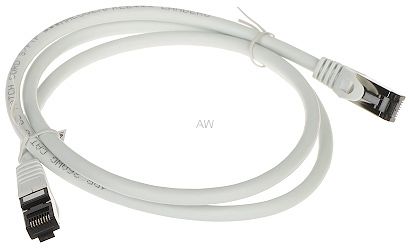 PATCHCORD RJ45/SFTP/8.1/1.0-GREY 1.0 m Lanberg