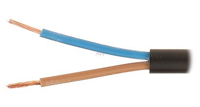 KABEL ELEKTRYCZNY OMY-2X0.75/B