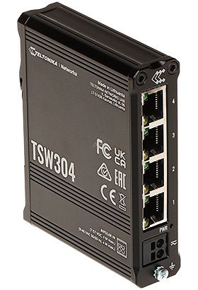 SWITCH PRZEMYSŁOWY   TSW304 4-PORTOWY Teltonika