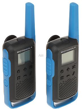 ZESTAW 2 RADIOTELEFONÓW PMR MOTOROLA-T62/BLUE 446.1 MHz ... 446.2 MHz