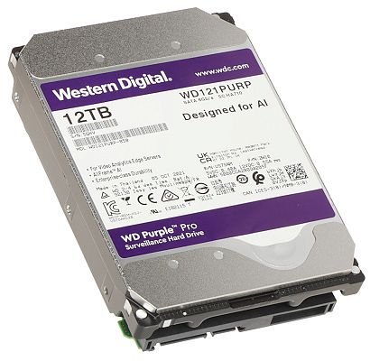 DYSK DO REJESTRATORA HDD-WD121PURP 12TB 24/7 WESTERN DIGITAL