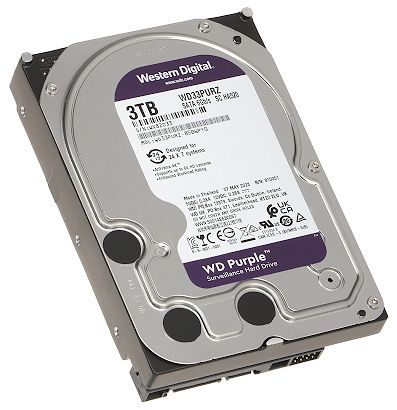 DYSK DO REJESTRATORA HDD-WD33PURZ 3TB 24/7 WESTERN DIGITAL