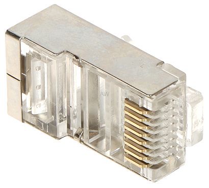 WTYK MODULARNY EKRANOWANY RJ45T-EKRAN*P100 TYP EZ