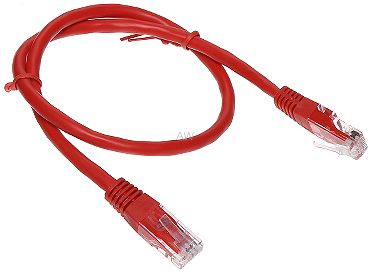 PATCHCORD RJ45/6/0.5-RED 0.5 m