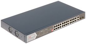 SWITCH POE DS-3E0528HP-E 24-PORTOWY SFP Hikvision