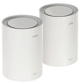 DOMOWY SYSTEM WI-FI CUDY-M1800/2 Wi-Fi 6, 2.4 GHz, 5 GHz, 574 Mb/s + 1201 Mb/s