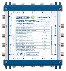 Multiswitch kaskadowy Spaun 5/5 na 8 SMK 5583 FA