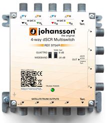 Multiswitch Unicable II Johansson 9754APL 4x dCSS