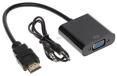 KONWERTER HDMI/VGA+AU-ECO-3