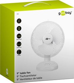 Wentylator biurkowy 9" Goobay 30W BIAŁY