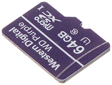 KARTA PAMIĘCI SD-MICRO-10/64-WD microSD UHS-I, SDXC 64 GB Western Digital