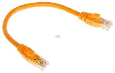 PATCHCORD RJ45/6/0.2-ORANGE 0.2 m