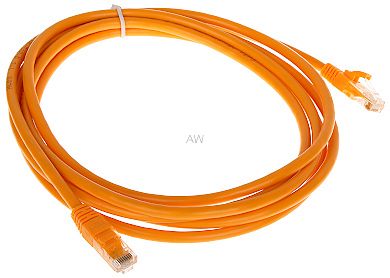 PATCHCORD RJ45/6/3.0-ORANGE 3 m