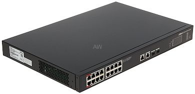 SWITCH PRZEMYSŁOWY POE PFS3220-16GT-240-V2 16-PORTOWY SFP DAHUA