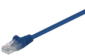 Kabel LAN Patchcord CAT 5E 0,5m niebieski