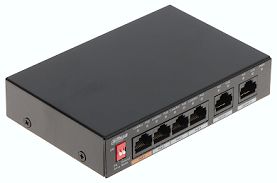 SWITCH POE PFS3006-4ET-60-V2 4-PORTOWY DAHUA