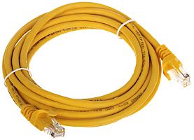 PATCHCORD RJ45/3.0-YELLOW 3.0 m