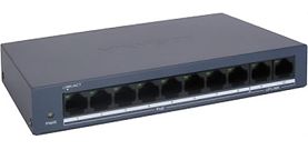 SWITCH POE DS-XS0110-P 8-PORTOWY Hikvision