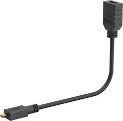 Adapter wt. micro HDMI - gn. HDMI 4K Goobay 15cm