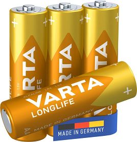Bateria VARTA Longlife Standard LR06 AA 1,5V 4szt