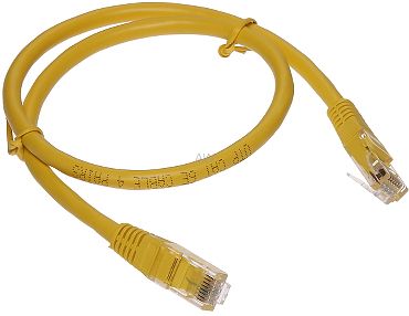 PATCHCORD RJ45/6/0.5-YELLOW 0.5 m