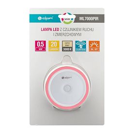 Lampka LED DPM ML7000PIR-P - kolor różowy