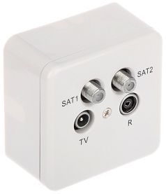 GNIAZDO KOŃCOWE GAR-SAT/2F-SIG R-TV SAT