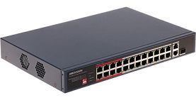 SWITCH POE DS-3E0326P-E/M(C) 24-PORTOWY SFP Hikvision