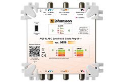 Wzmacniacz SAT+TV Wide Band AGC ASC Johansson 9658