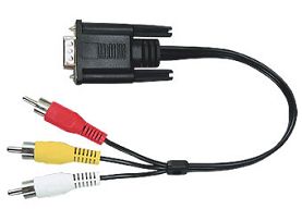 kabel SPM-D3RCA D-SUB / 3RCA 2m