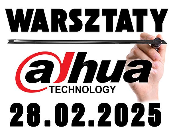 28.02.2025 WARSZTATY DAHUA - SYSTEMY WIDEODOMOFONOWE VOUCHER-DAHUA-VDP/3