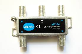 Rozgałęźnik Abovio 4-drożny AR 104 5-2400 MHz