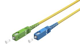 Patchcord optyczny SIMPLEX SC-APC - SC Goobay 0.5m