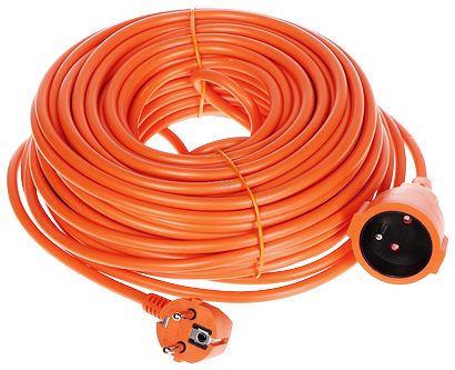 PRZEDŁUŻACZ Z UZIEMIENIEM PS-3X1.5-30M/ORANGE 30 m