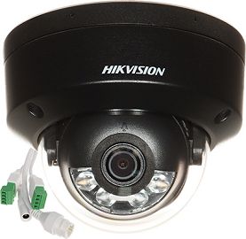 KAMERA WANDALOODPORNA IP DS-2CD2143G2-LIS2U(2.8MM)(BLACK) Smart Hybrid Light AcuSense - 4 Mpx Hikvision