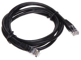 PATCHCORD RJ45/6/1.5-BLACK 1.5 m