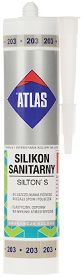 SILIKON SANITARNY SIL-S280-ST/ATLAS SILTON S KARTUSZ 280 ml STALOWY