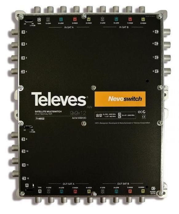 Multiswitch Nevoswitch Televes MSW 9x9x12 714602