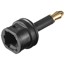 Adapter Toslink - wtyk mini Toslink Goobay