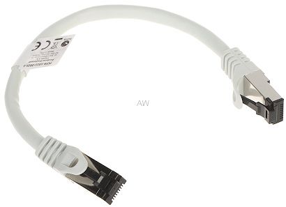 PATCHCORD RJ45/SFTP/8.1/0.25-GREY 0.25 m Lanberg