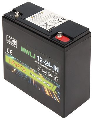 AKUMULATOR 12.8V/24AH/LIFEPO4-MWLJ MW Power