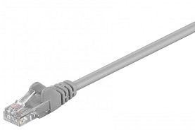 Kabel LAN Patchcord CAT 5E 0,5m szary